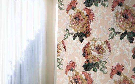 Декоративное панно "FLEURS ROSA"